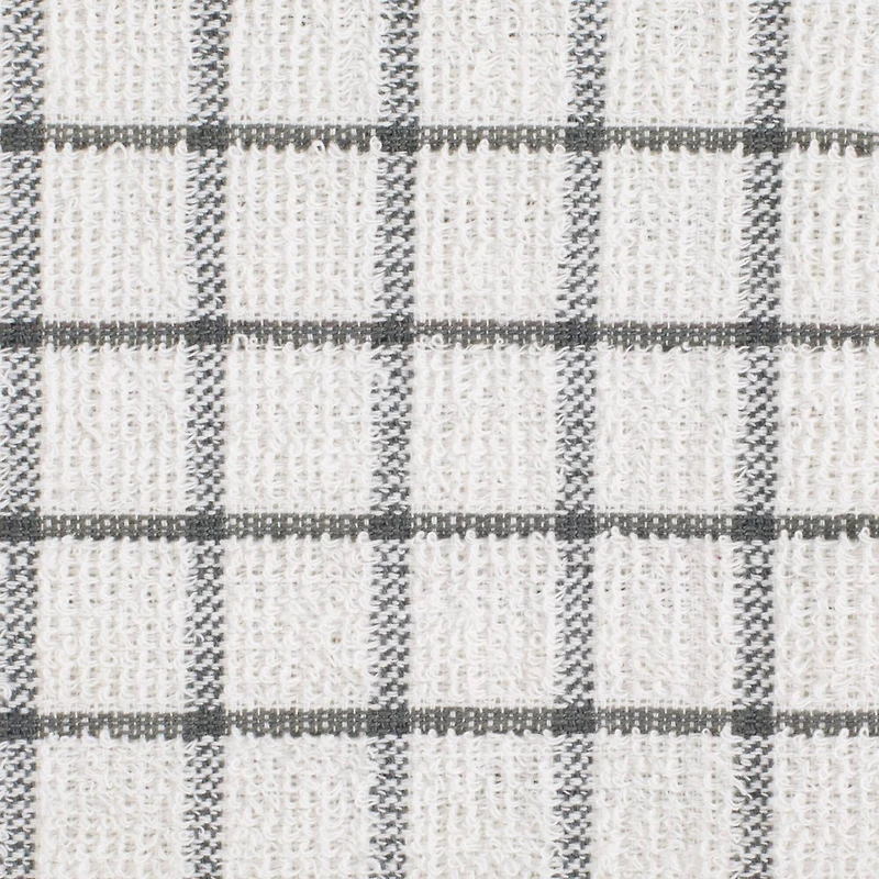 DII® Gray Combo Windowpane Dishcloths, 6ct.
