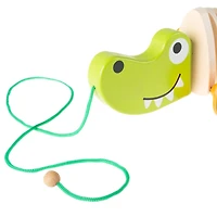 Toy Time Old Fashioned Alligator Wooden Pull Toy