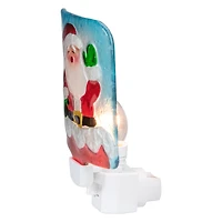 6" Red & White Santa Claus Christmas Night Light