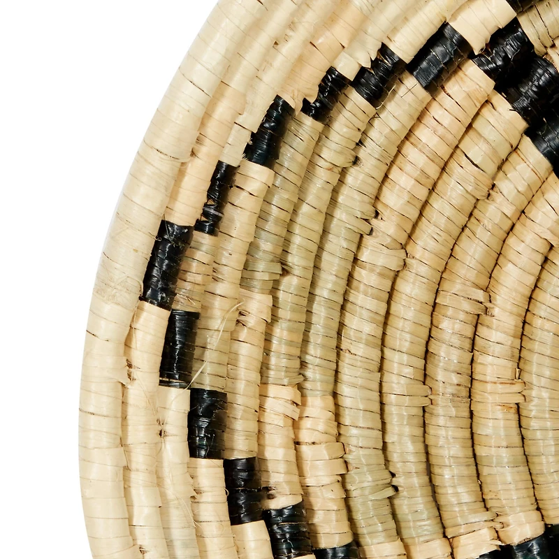 Set of 3 Brown Wood Boho Style Wall Decor 20", 18", 15"