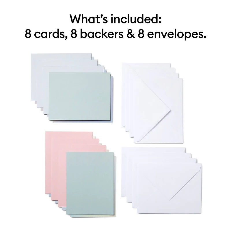 Cricut Joy™ Cutaway Cards, Pastel Sampler