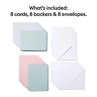 Cricut Joy™ Cutaway Cards, Pastel Sampler