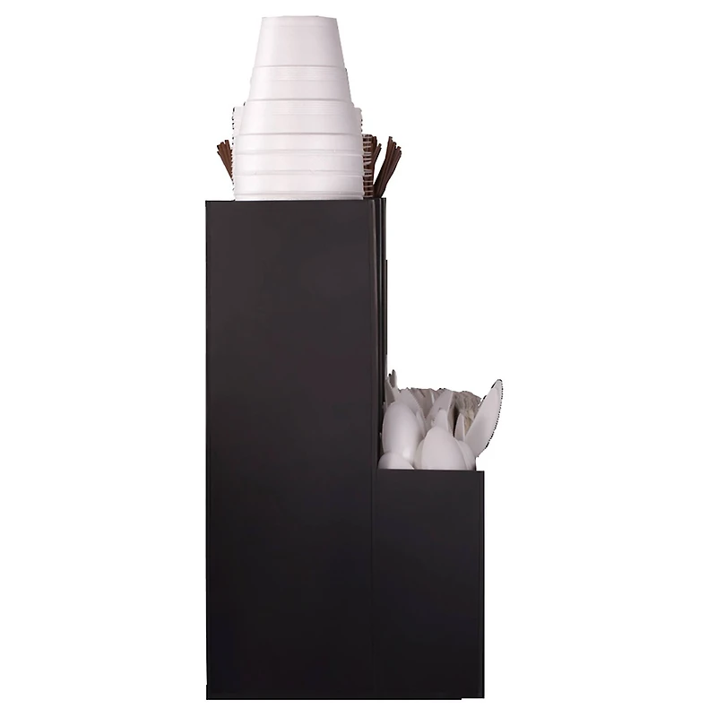 Mind Reader Black Coffee Caddy Condiment Storage Organizer