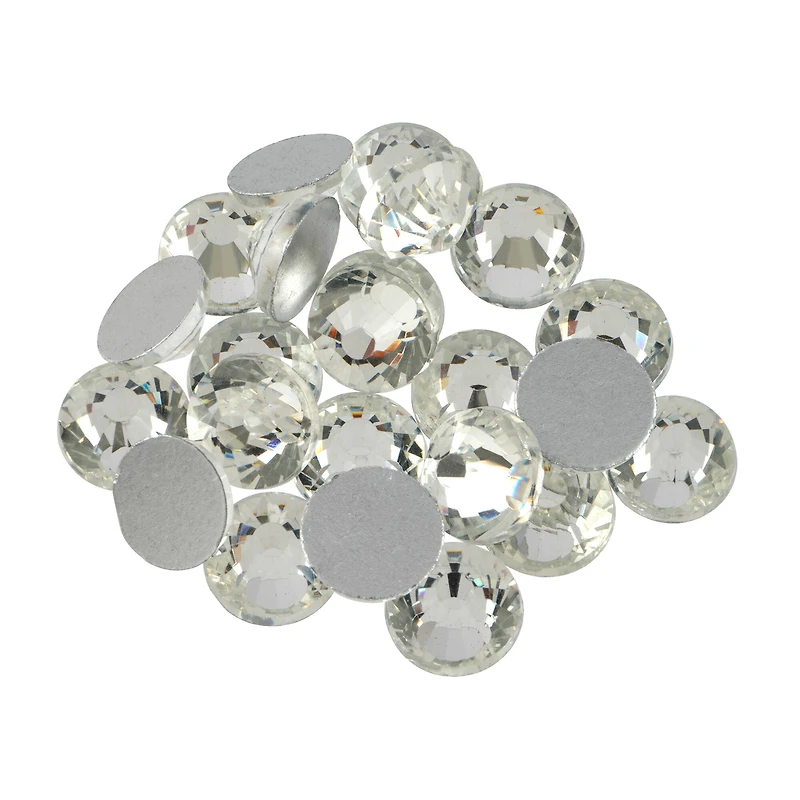 SS48 Clear Round Flatback Glass Rhinestones, 144ct. by Bead Landing™