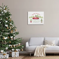Stupell Industries Farm Fresh Christmas Trees Seasonal Canvas Wall Art