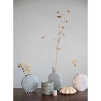 Hello Honey® 10" Contemporary Sandstone Flower Vase