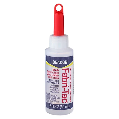Beacon Fabri-Tac™ Premium Fabric Glue, 2oz.