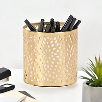 4" Gold Iron Glam Pencil Holder