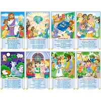 North Star Teacher Resources Children's Bible Songs Bulletin Board Chart Set