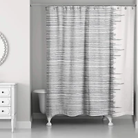 Jagged Line Shower Curtain