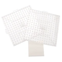 Perler™ BIGGIE Beads Square Clear Pegboards, 2ct.