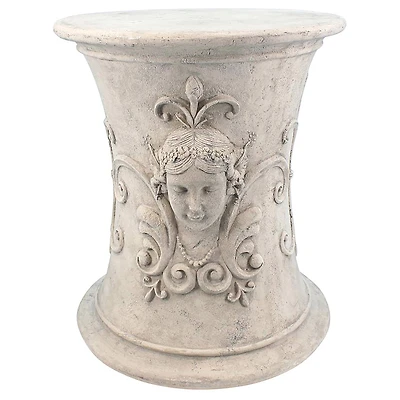 Design Toscano 18.5" Flora Goddess of Spring Neoclassical French Spa Stool
