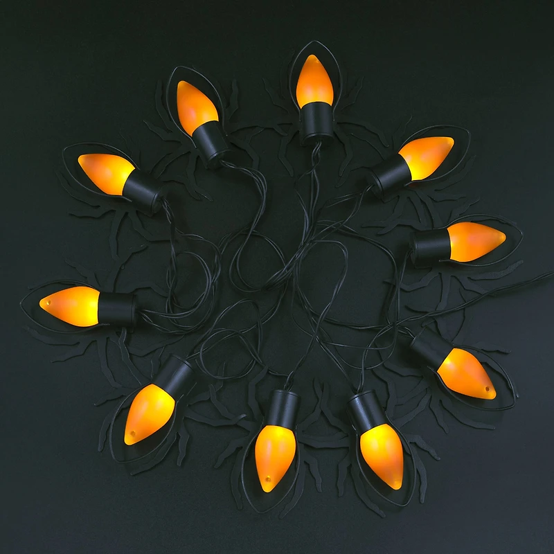 10ct. Warm White LED Metal Spider Icon String Lights by Ashland®