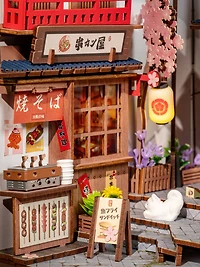 Rolife® Sakura Wine Alley DIY Book Nook Shelf Insert Kit