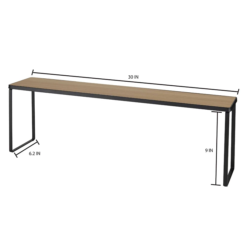 Organize It All Matte Black Over the Sink Shelf