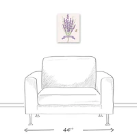Bee Kind Lavendar 11" x 14" Canvas Wall Art
