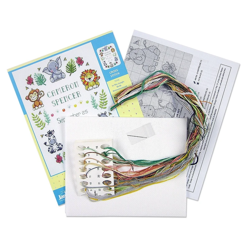 Design Works™ In the Jungle Counted Cross Stitch Kit