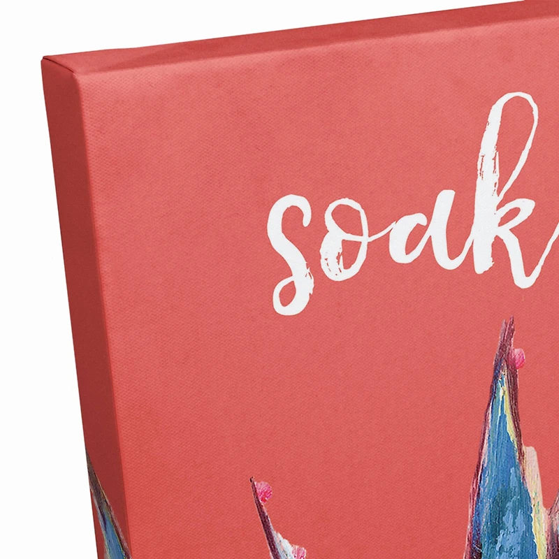 Soak Up the Sun Canvas Wall Art