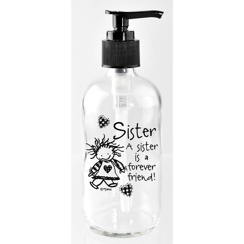 Marci Art Sister Is A Forever Friend Soap Dispenser