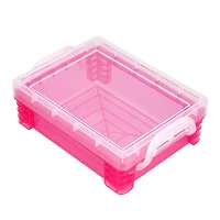 Pink Stacking Crayon Box by Simply Tidy™