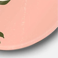 Designart - Abstract Geometrical Sun and Moon With Leaf VI