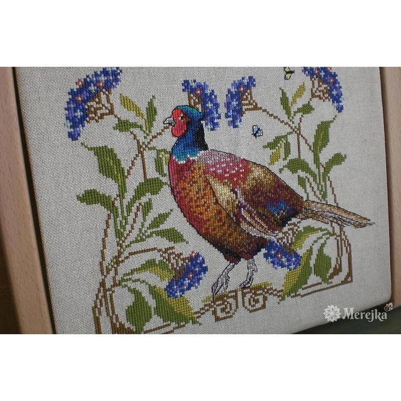 Merejka The Pheasant Counted Cross Stitch Kit