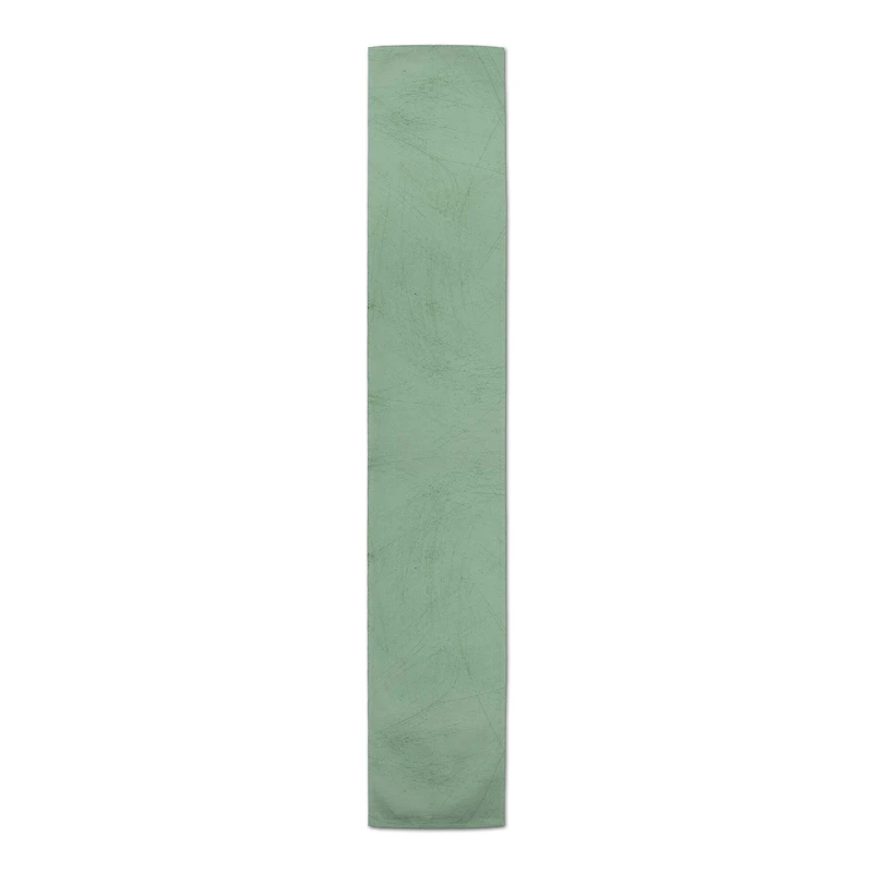 Distressed Green Outdoor Table Runner