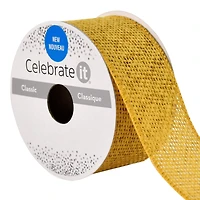 1.5" x 3yd. Faux Jute Wired Ribbon by Celebrate It™