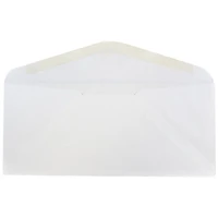 JAM Paper 5" x 11.5" White Commercial Envelopes