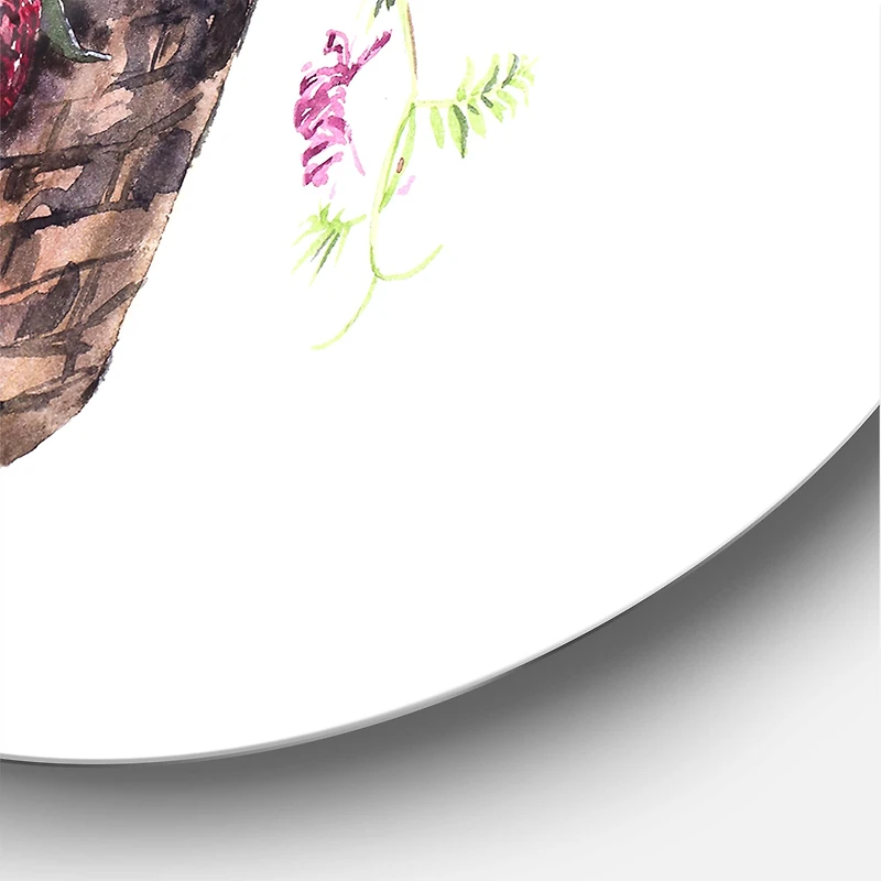 Designart - Bouquet From Meadow Flowers In The Basket