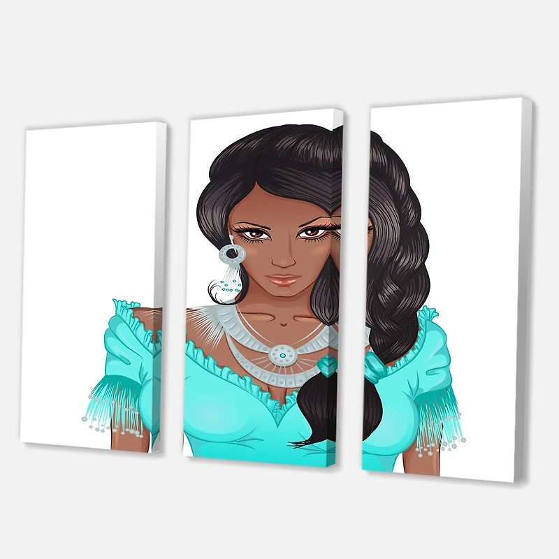 Designart - Portrait Of African American Woman XVI