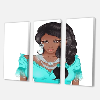 Designart - Portrait Of African American Woman XVI