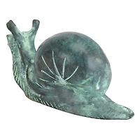 Design Toscano 5" Cast Bronze Land Snail Garden Statue