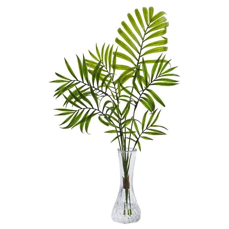19" Mini Palm in Vase, 3ct.