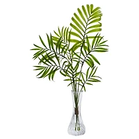 19" Mini Palm in Vase, 3ct.