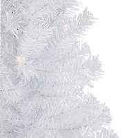 3ft. Pre-Lit Woodbury White Pine Slim Artificial Christmas Tree