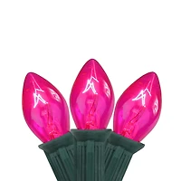 25ct. C7 Christmas String Lights with Green Wire