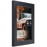 WallsThatSpeak Vertically or Horizontally Hanging Black 11" x 14" Picture Frame with Glass