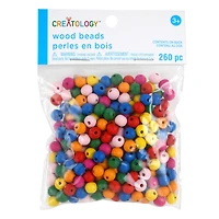 Round Wood Beads by Creatology™