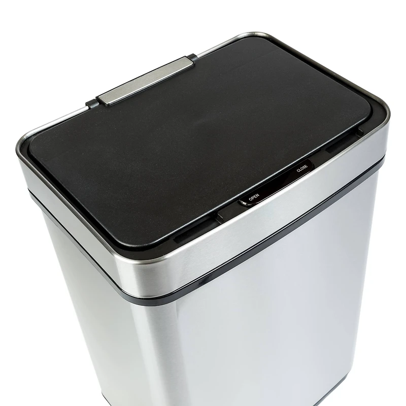 Honey Can Do 50L Stainless Steel Trash Can with Motion Sensor