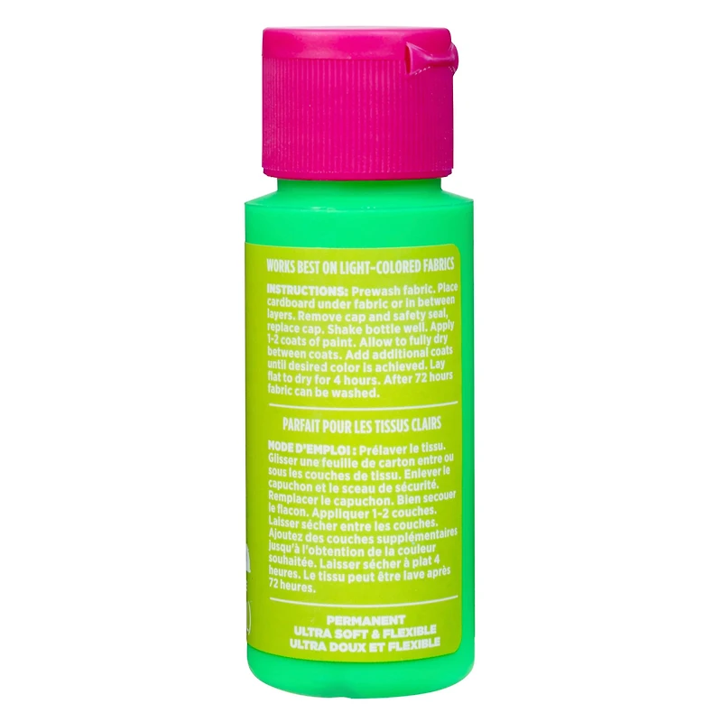 Tulip® Matte Neon Brush-On Fabric Paint