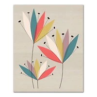 Abstract Floral Canvas Wall Art