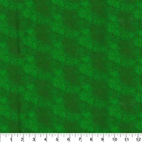 Fabric Traditions Green Shamrock Cotton Fabric