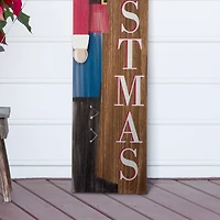 Glitzhome® 5ft. Wooden Nutcracker Porch Sign