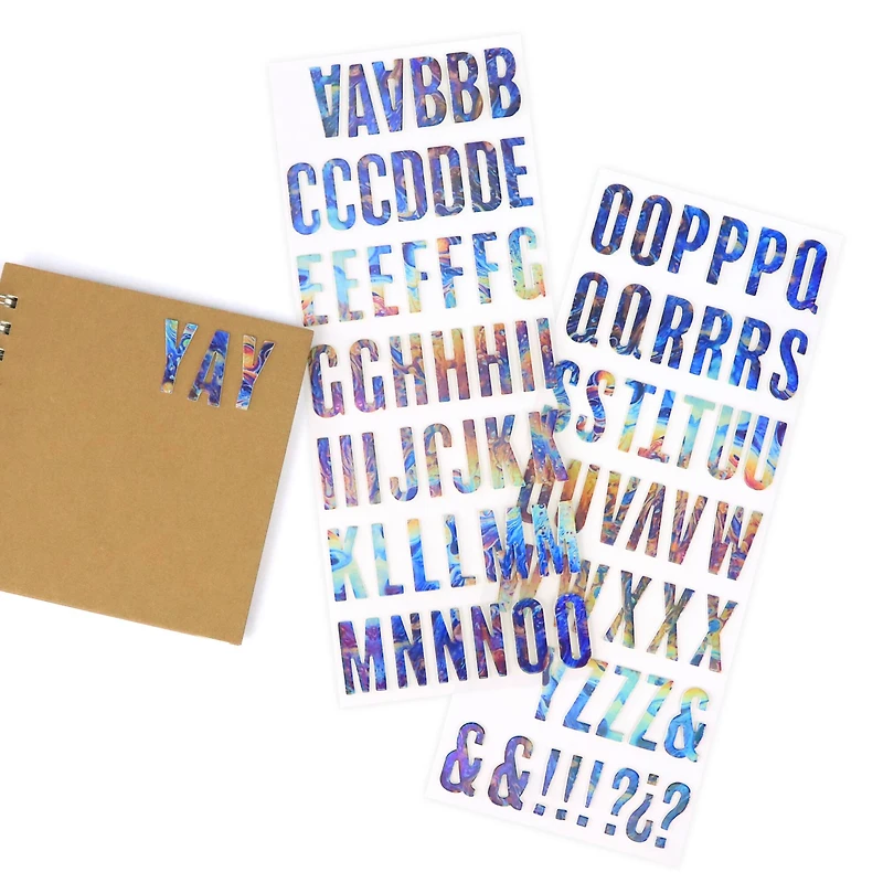 Oil Slick Chipboard Stickers by Recollections™