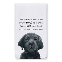 Black Lab Puppy 16" x 25" Towel Set