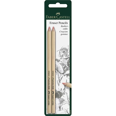 Faber-Castell® Eraser Pencils, 2ct.