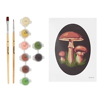 Mushrooms Paint-by-Number Framed Mini Kit by Artist's Loft®