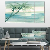 Designart - Peaceful Dusk I Tropical