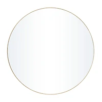 Gold Contemporary Wall Mirror, 42" x 2" x 42"